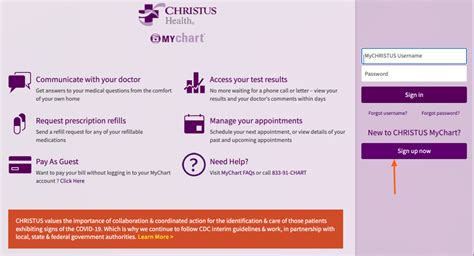 mychart christ|christus health my chart.